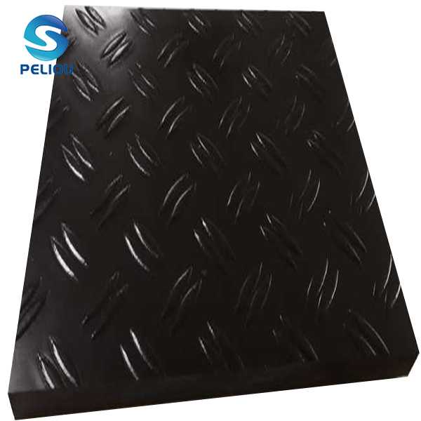 wear resist HDPE 4x8 ft ground heavy duty rubber temporary construction  HDPE plastic road mat Supplier